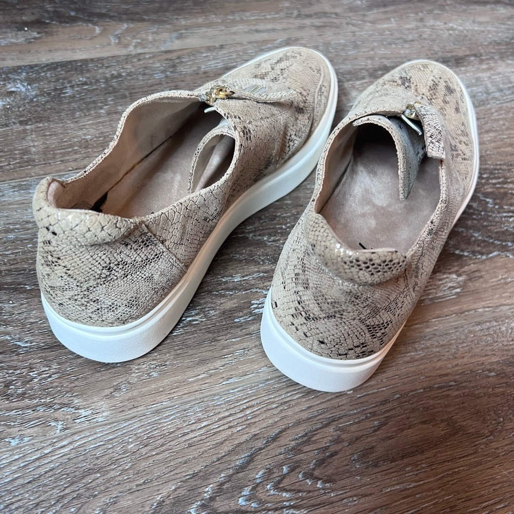 Vaneli Sport Snake Print Zip Sneakers - Picture 4 of 4